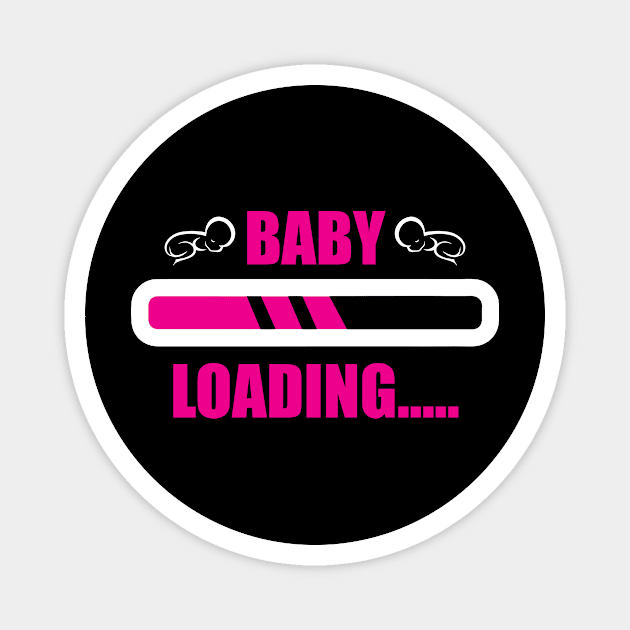 Baby Loading - Pregnant Mom Magnet by SpruchBastler